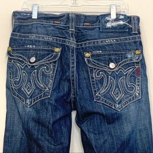 Mek Denim Sydney Boot Cut Jeans Button Fly